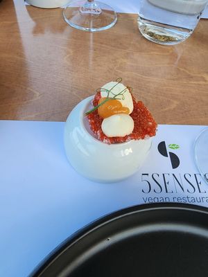  at 5SENSES Restaurant in Santorini