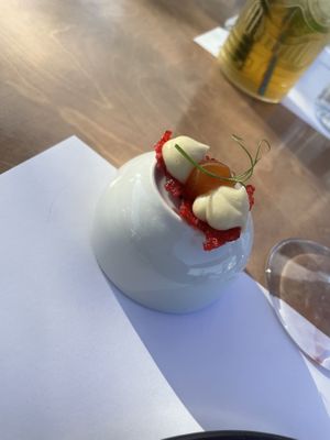   at 5SENSES Restaurant in Santorini