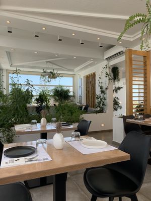   at 5SENSES Restaurant in Santorini