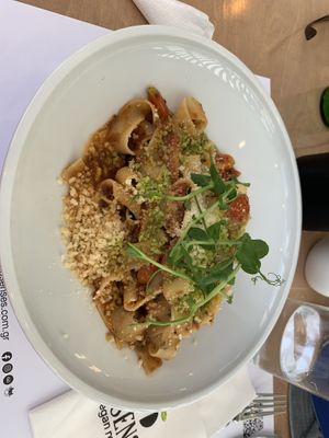 Pappardelle  at 5SENSES Restaurant in Santorini