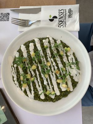 Risotto  at 5SENSES Restaurant in Santorini