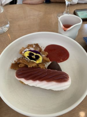 Cheesecake   at 5SENSES Restaurant in Santorini