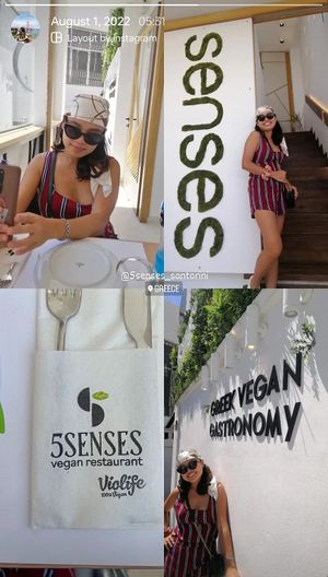  at 5SENSES Restaurant in Santorini