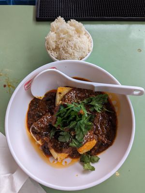 Crispy tofu with rice at Best Quality Daughter in San Antonio