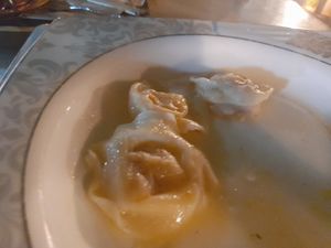 Potato ravioli at Fatma Sultan in Antalya