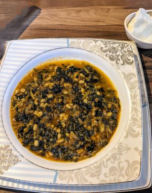 Spinach stew at Fatma Sultan in Antalya