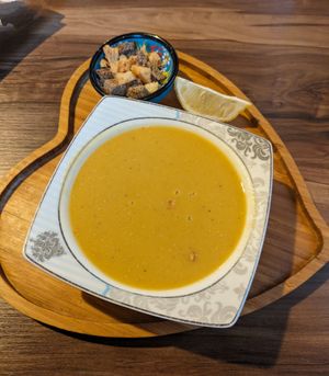 Lentil soup at Fatma Sultan in Antalya