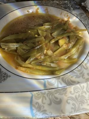 Green beans   at Fatma Sultan in Antalya