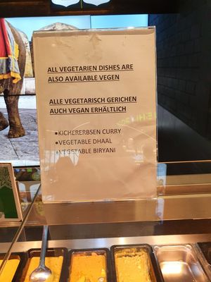 Vegan options at Manju in Berlin