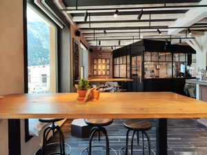 Interior at Biselli in Andermatt