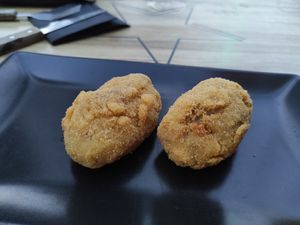 Croquetas at Faroles Taberna Rock in Valladolid
