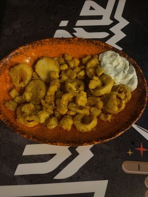 Rabas veganas   at Faroles Taberna Rock in Valladolid