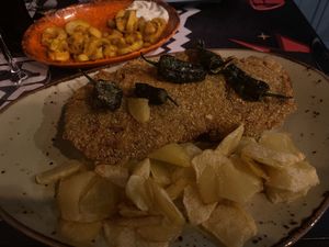 Cachopo de seitán   at Faroles Taberna Rock in Valladolid
