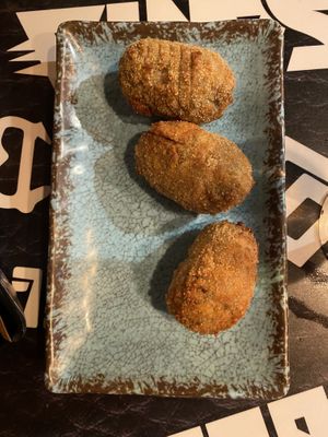 croquetas  at Faroles Taberna Rock in Valladolid