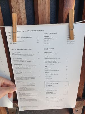 VeO drinks menu at The Autumn Rooms in Cooks Hill