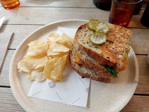 Pumpkin toastie at The Autumn Rooms in Cooks Hill