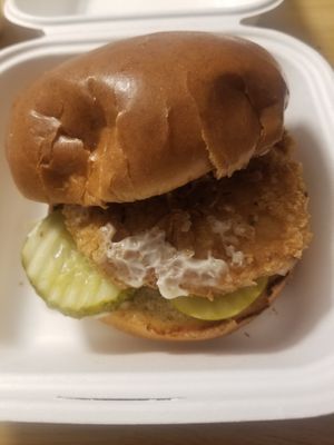 Original project Chikn sandwich at Project Pollo - Anderson Lane in Austin