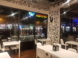 Interior dining area at Project Pollo - Anderson Lane in Austin