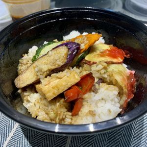 Fried Tofu & Veggie Curry Rice at Higuma Ramen & Izakaya in Addison