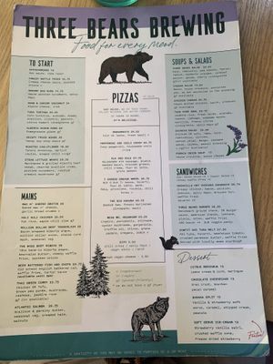   at Three Bears Brewery and Restaurant in Banff
