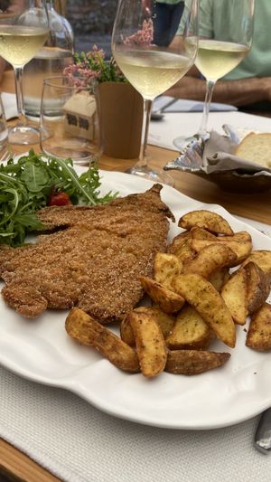 Un vegano a Milano (cotoletta di melanzana)  at Enoteca Semi di Vino  in Ricaldone