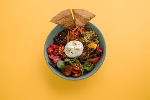 Burrata Bowl at Mama Bowl in Istanbul