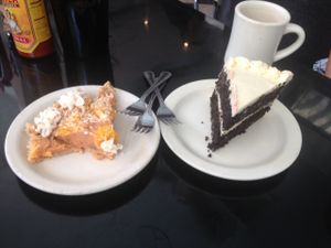 Dessert! at Champs Diner in Brooklyn