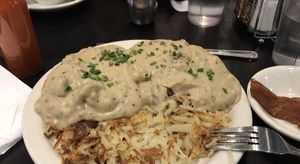 Breakfast at Champs Diner in Brooklyn