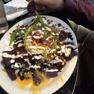 Tofu rancheros at Champs Diner in Brooklyn