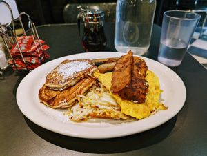 Breakfast Slam at Champs Diner in Brooklyn