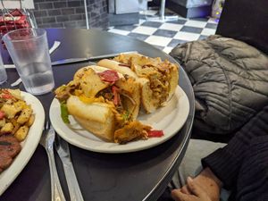  at Champs Diner in Brooklyn