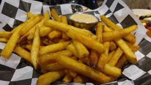 French fries at Champs Diner in Brooklyn