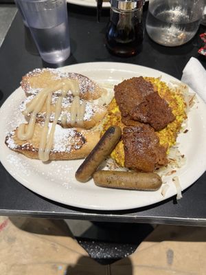 French toast   at Champs Diner in Brooklyn