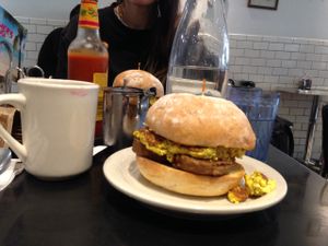 SAG - the classic at Champs Diner in Brooklyn