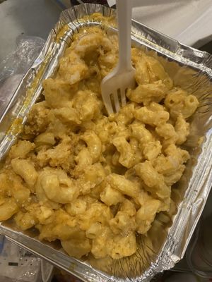 mac and cheese  at Champs Diner in Brooklyn