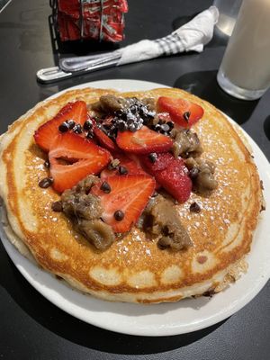 Custom pancakes 🥞   at Champs Diner in Brooklyn