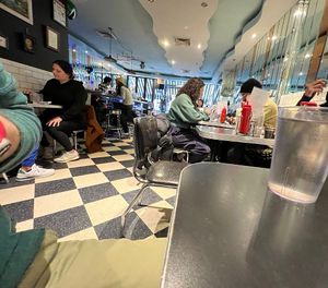 Interior  at Champs Diner in Brooklyn