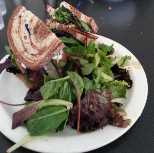 great food at Champs Diner in Brooklyn