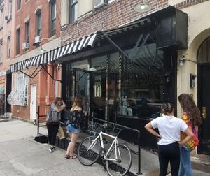 front! at Champs Diner in Brooklyn