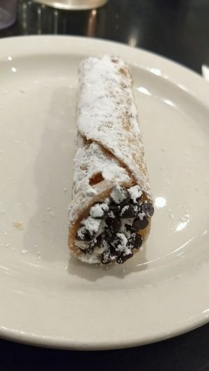 Cannoli at Champs Diner in Brooklyn