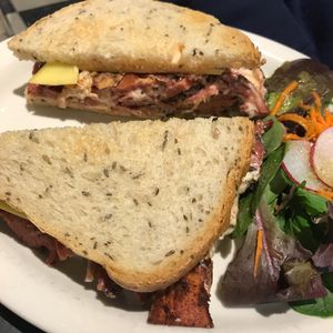 Rueben sandwich  at Champs Diner in Brooklyn
