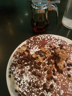 Cookie dough pancakes at Champs Diner in Brooklyn