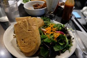 Cuban Sandwich at Champs Diner in Brooklyn