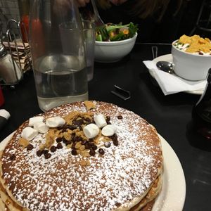 Smores pancakes at Champs Diner in Brooklyn