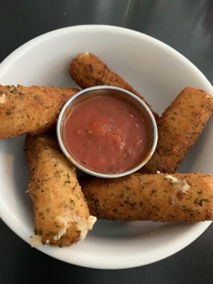 Mozzarella sticks  at Champs Diner in Brooklyn