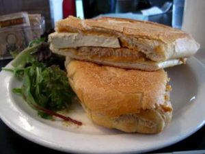 Croque-madame at Champs Diner in Brooklyn
