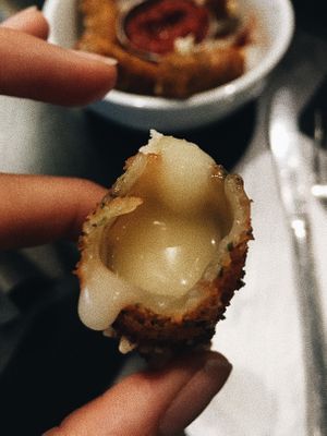 Cheese grifts at Champs Diner in Brooklyn