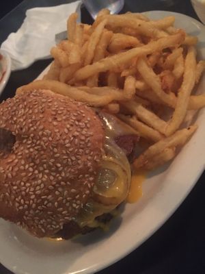 😋  at Champs Diner in Brooklyn