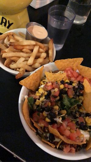 yum at Champs Diner in Brooklyn