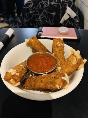 Mozzarella sticks at Champs Diner in Brooklyn